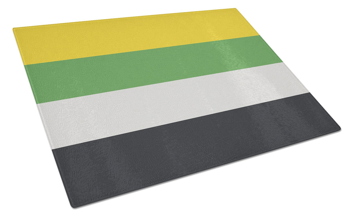 Buy this Skiliosexual Pride Glass Cutting Board Large