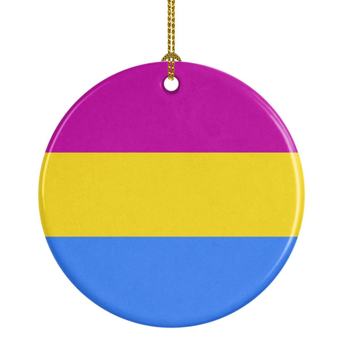 Buy this Pansexual Pride Ceramic Ornament