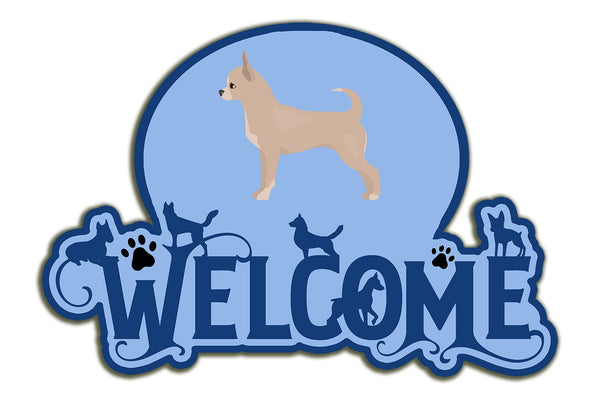 Buy this Chihuahua Welcome Door Hanger Decoration