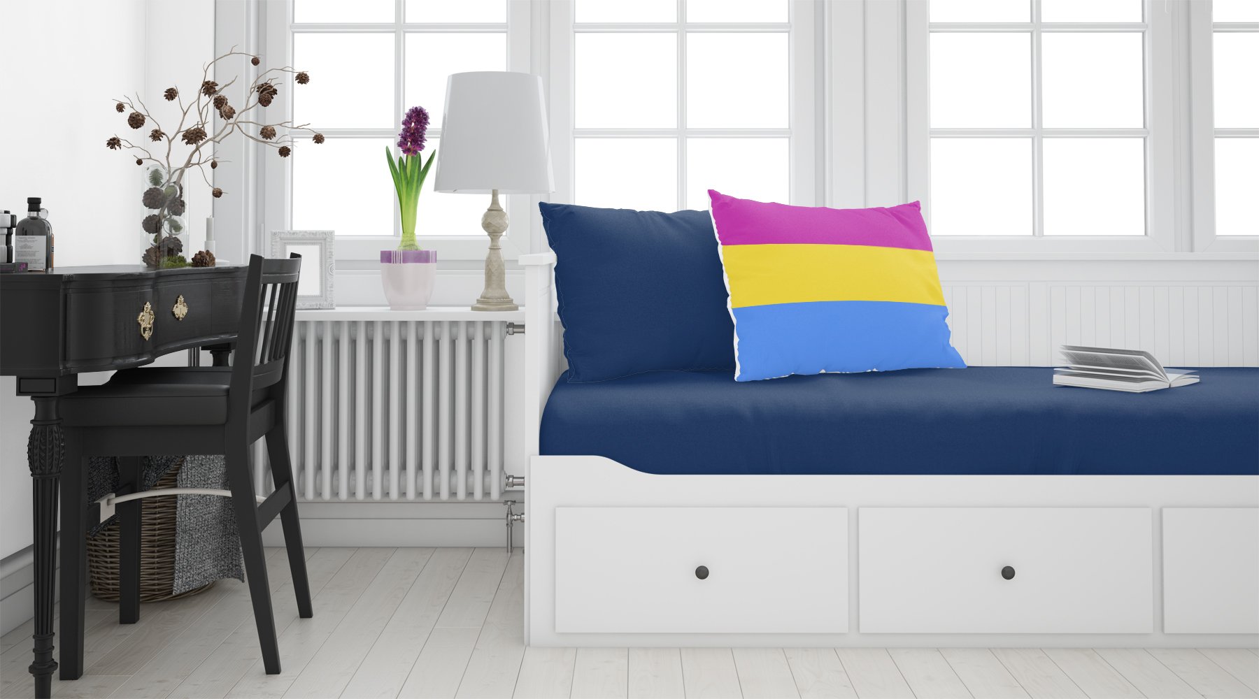 Buy this Pansexual Pride Fabric Standard Pillowcase