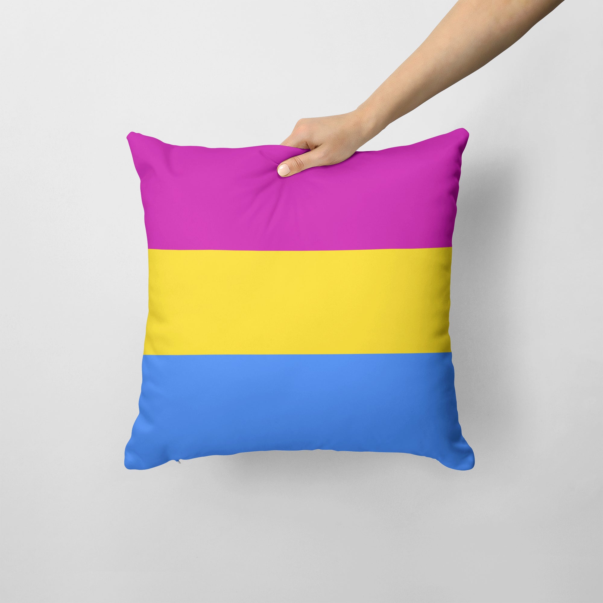 Pansexual Pride Fabric Decorative Pillow - the-store.com