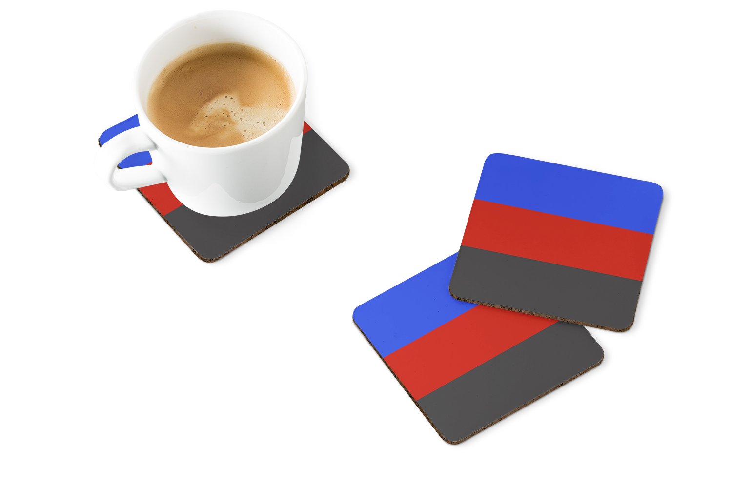 Caroline's Treasures Polyamorous Pride Foam Coaster