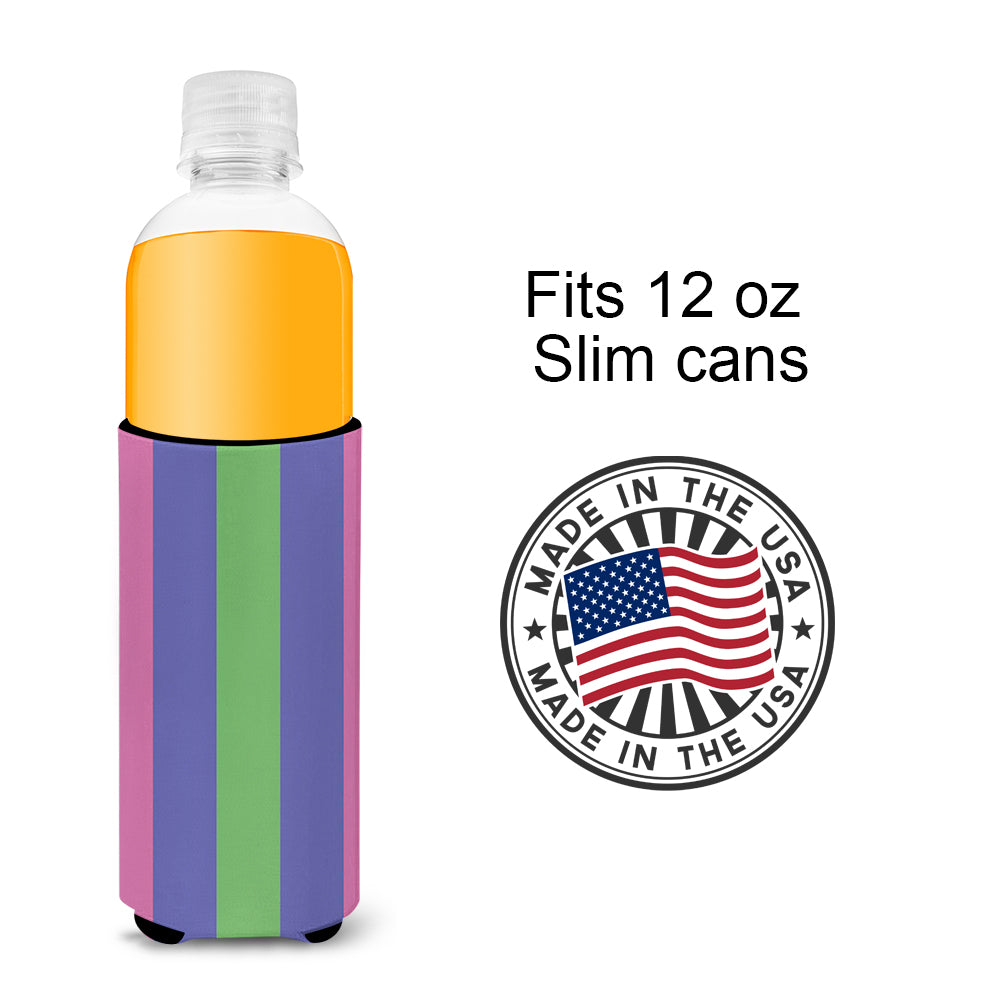 Trigender Pride Ultra Hugger for slim cans  the-store.com.