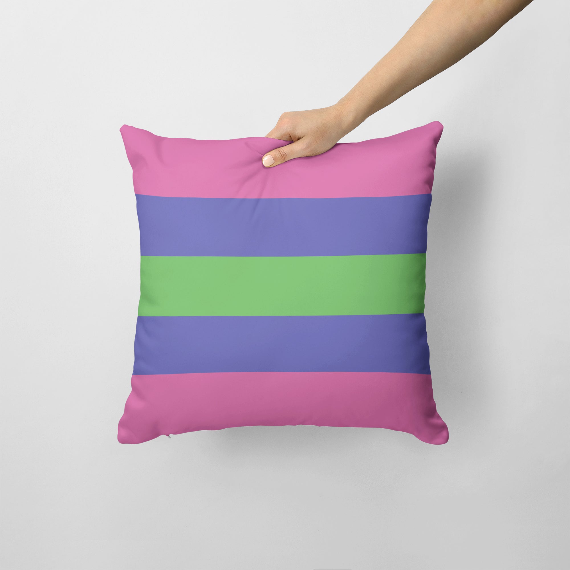 Trigender Pride Fabric Decorative Pillow - the-store.com
