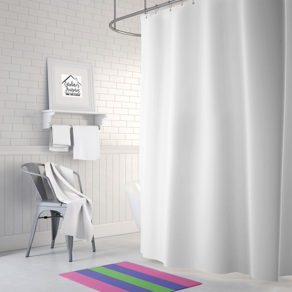 Caroline's Treasures Trigender Pride Machine Washable Memory Foam Mat