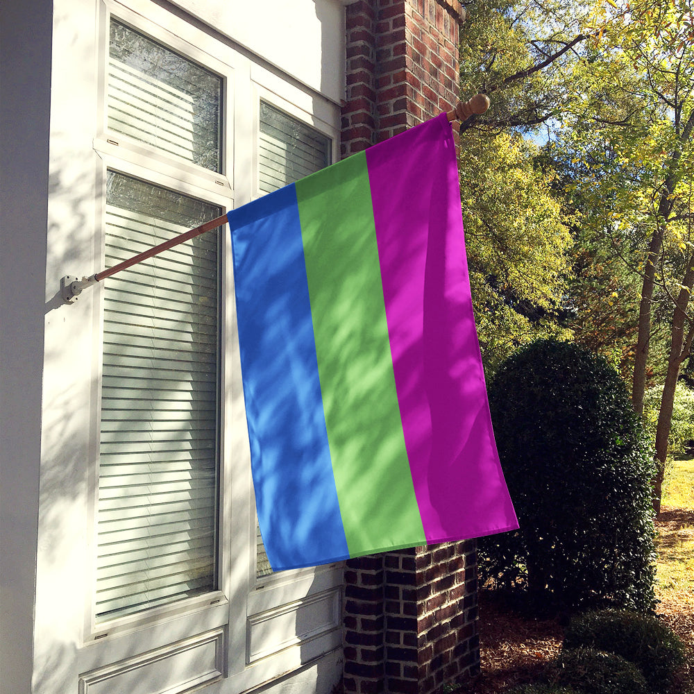 Polisexual Pride Flag Canvas House Size  the-store.com.