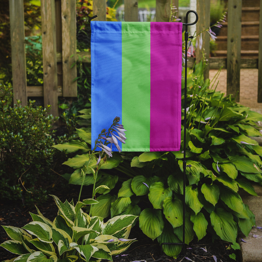 Caroline's Treasures Polisexual Pride Garden Flag – LGBTQ+ Inclusive Outdoor Yard Decor