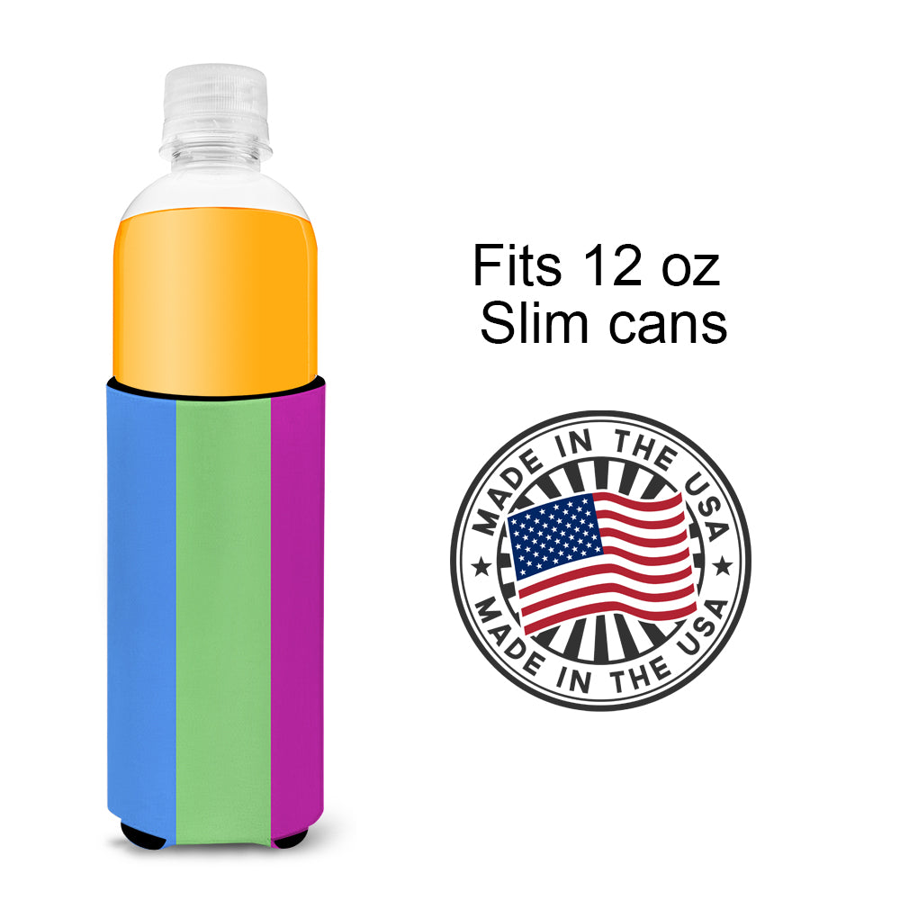 Polisexual Pride Ultra Hugger for slim cans  the-store.com.