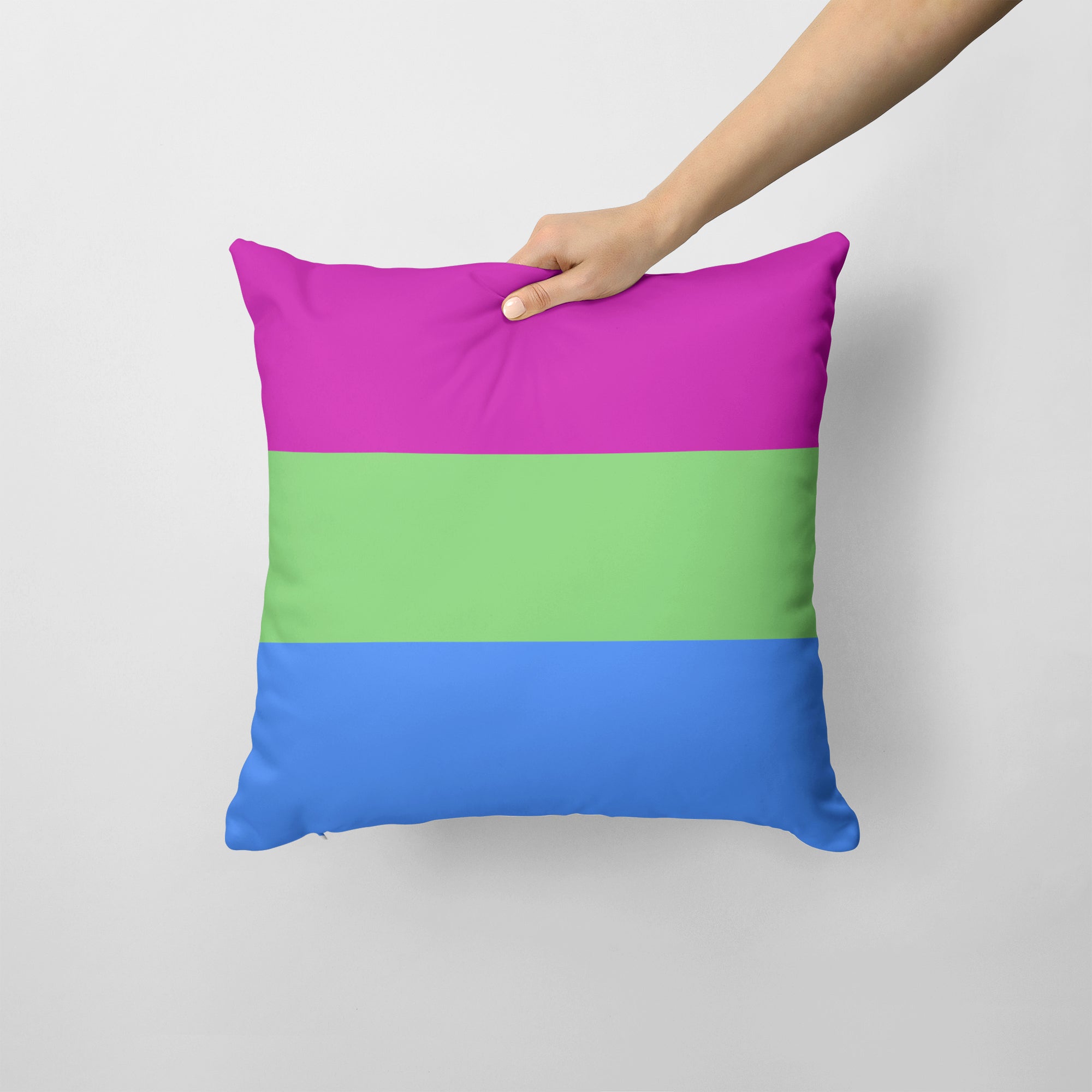 Polisexual Pride Fabric Decorative Pillow - the-store.com