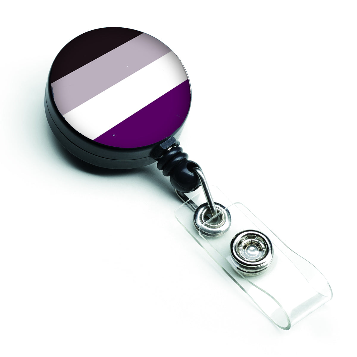 Asexual Pride Retractable Badge Reel