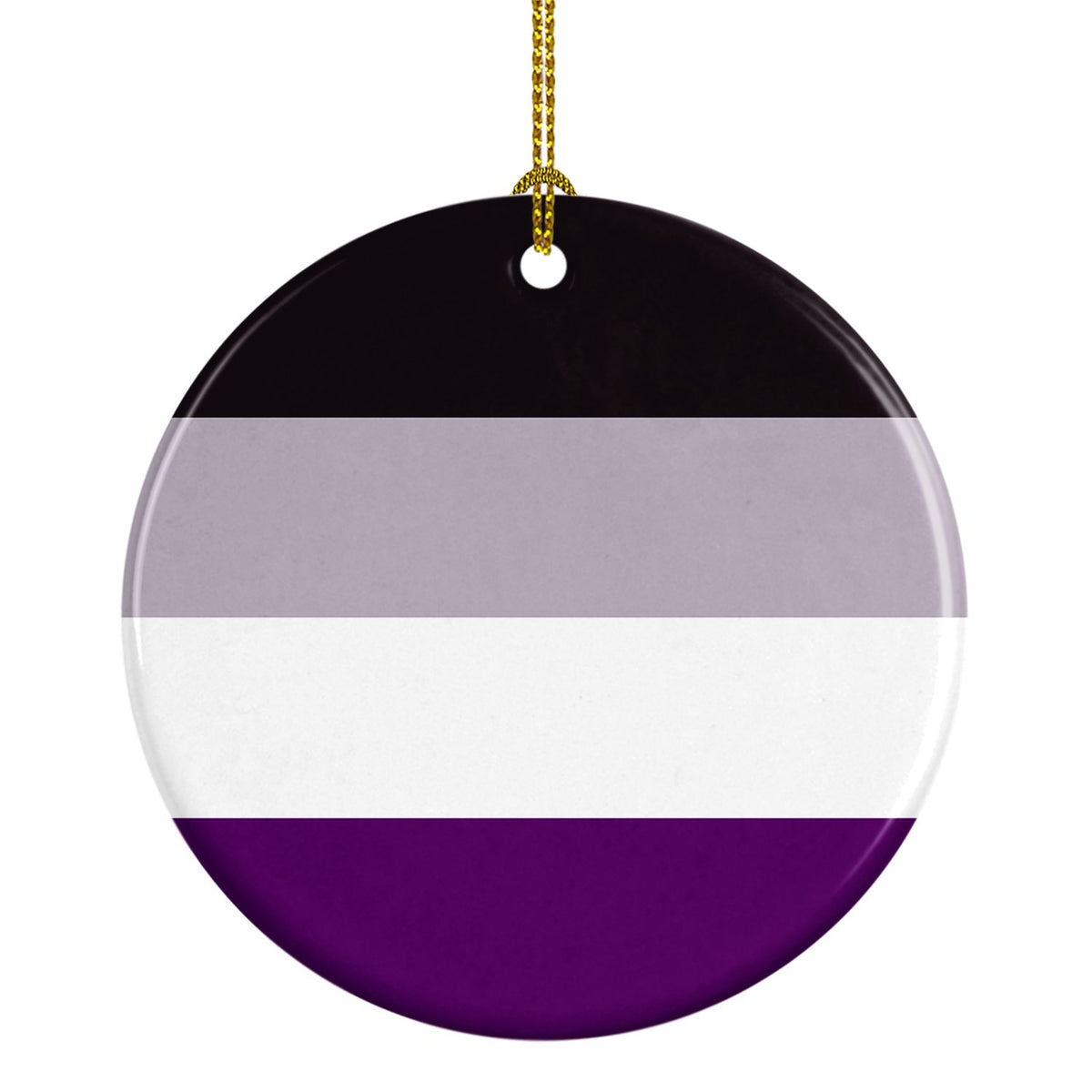 Buy this Asexual Pride Ceramic Ornament