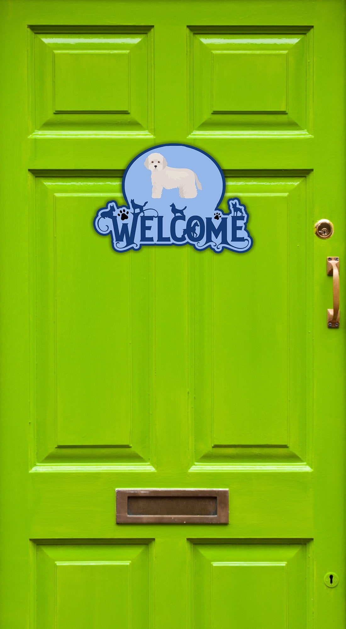 Cyprus Poodle Welcome Door Hanger Decoration - the-store.com