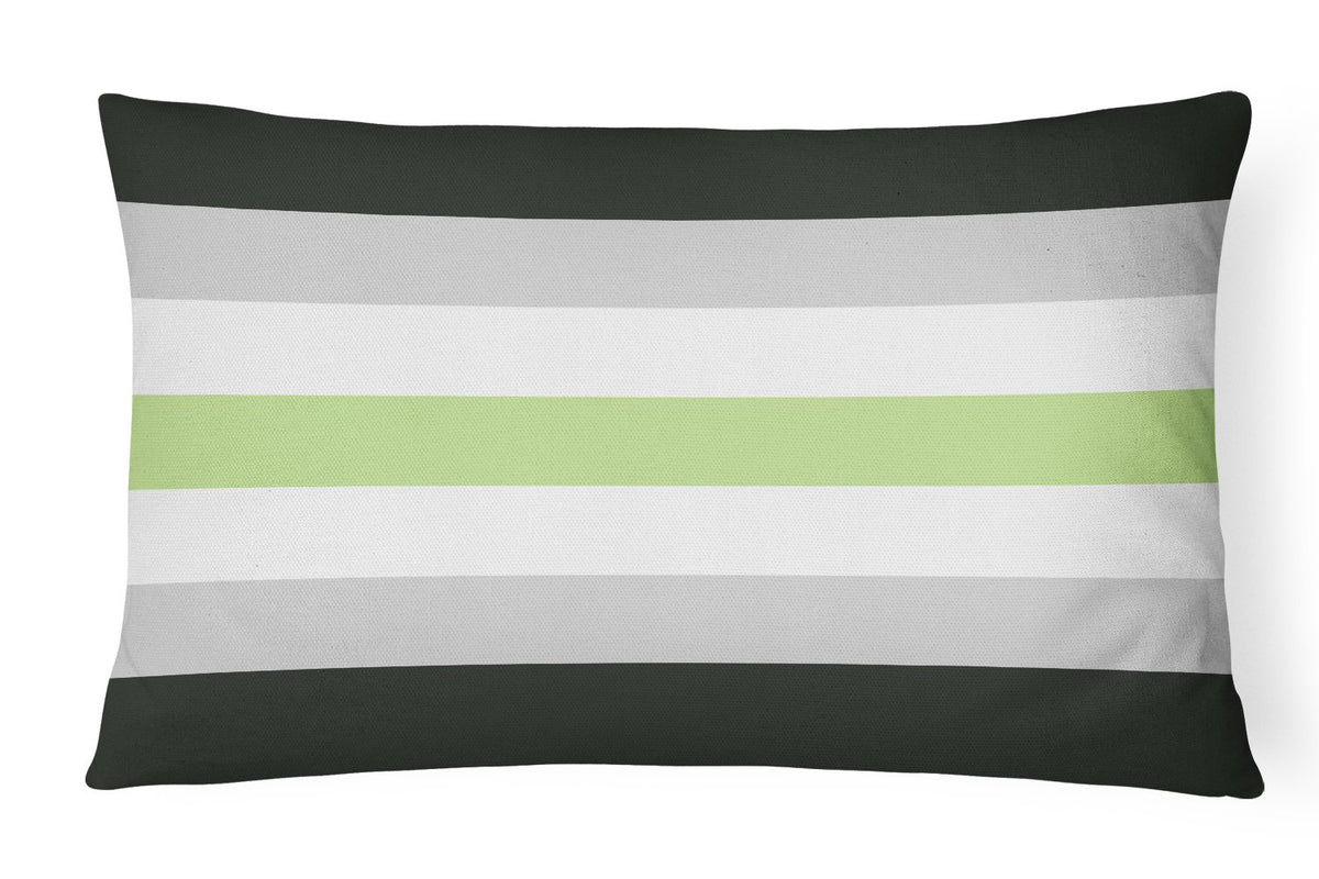 Buy this Agender Pride Canvas Fabric Decorative Pillow