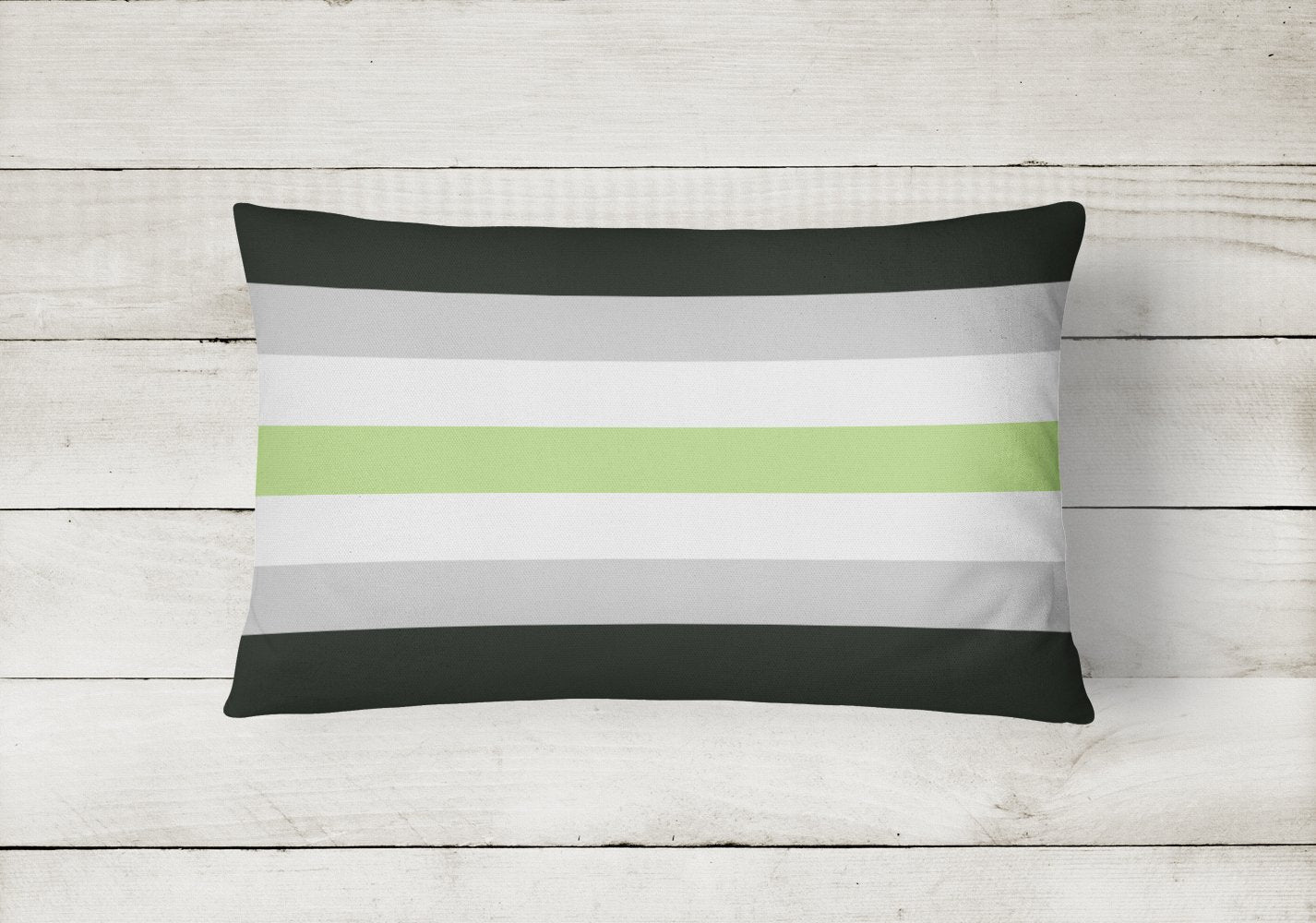 Buy this Agender Pride Canvas Fabric Decorative Pillow