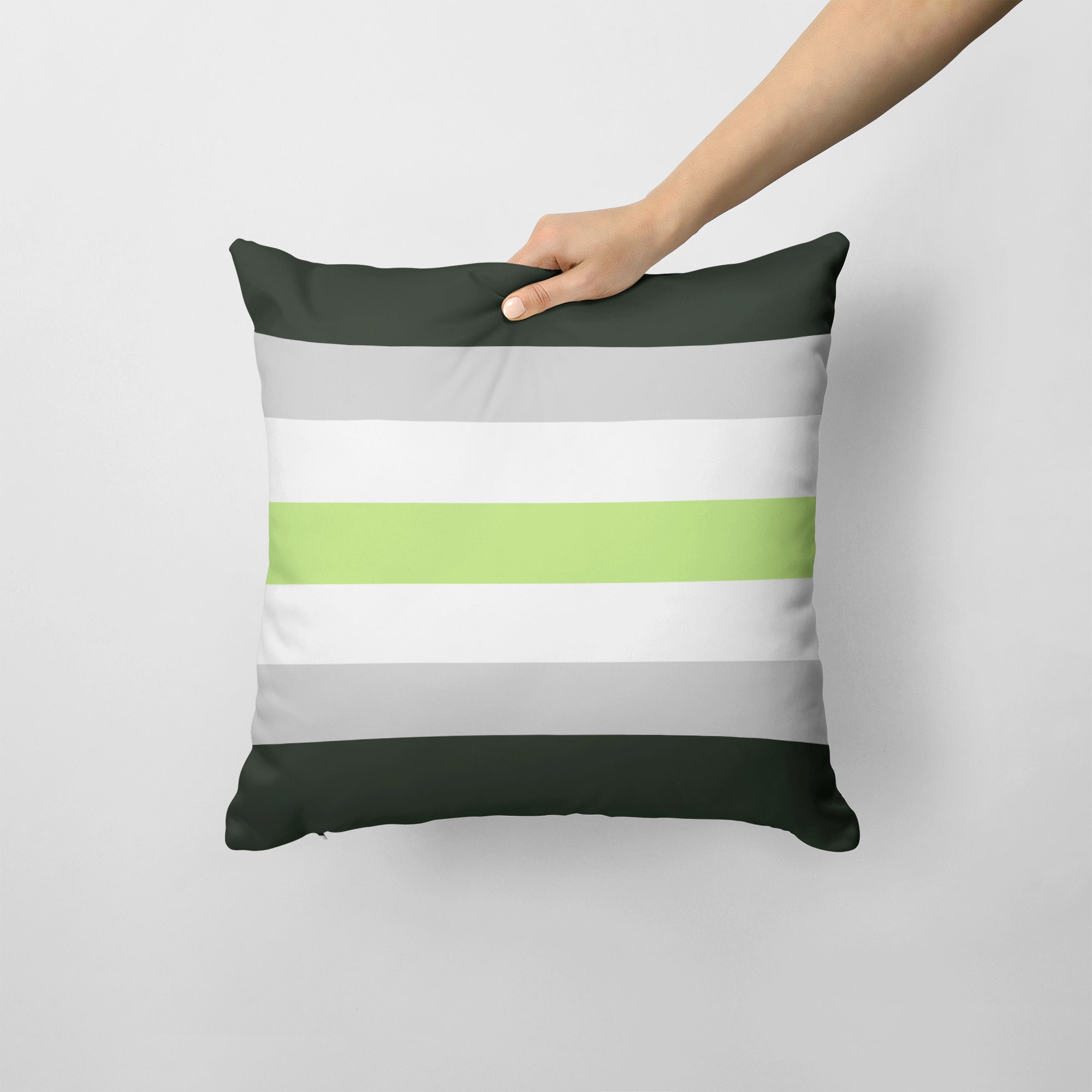Agender Pride Fabric Decorative Pillow - the-store.com