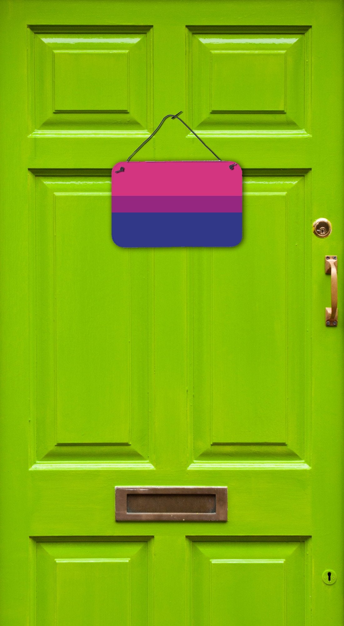 Caroline's Treasures Bisexual Pride Wall or Door Hanging Prints