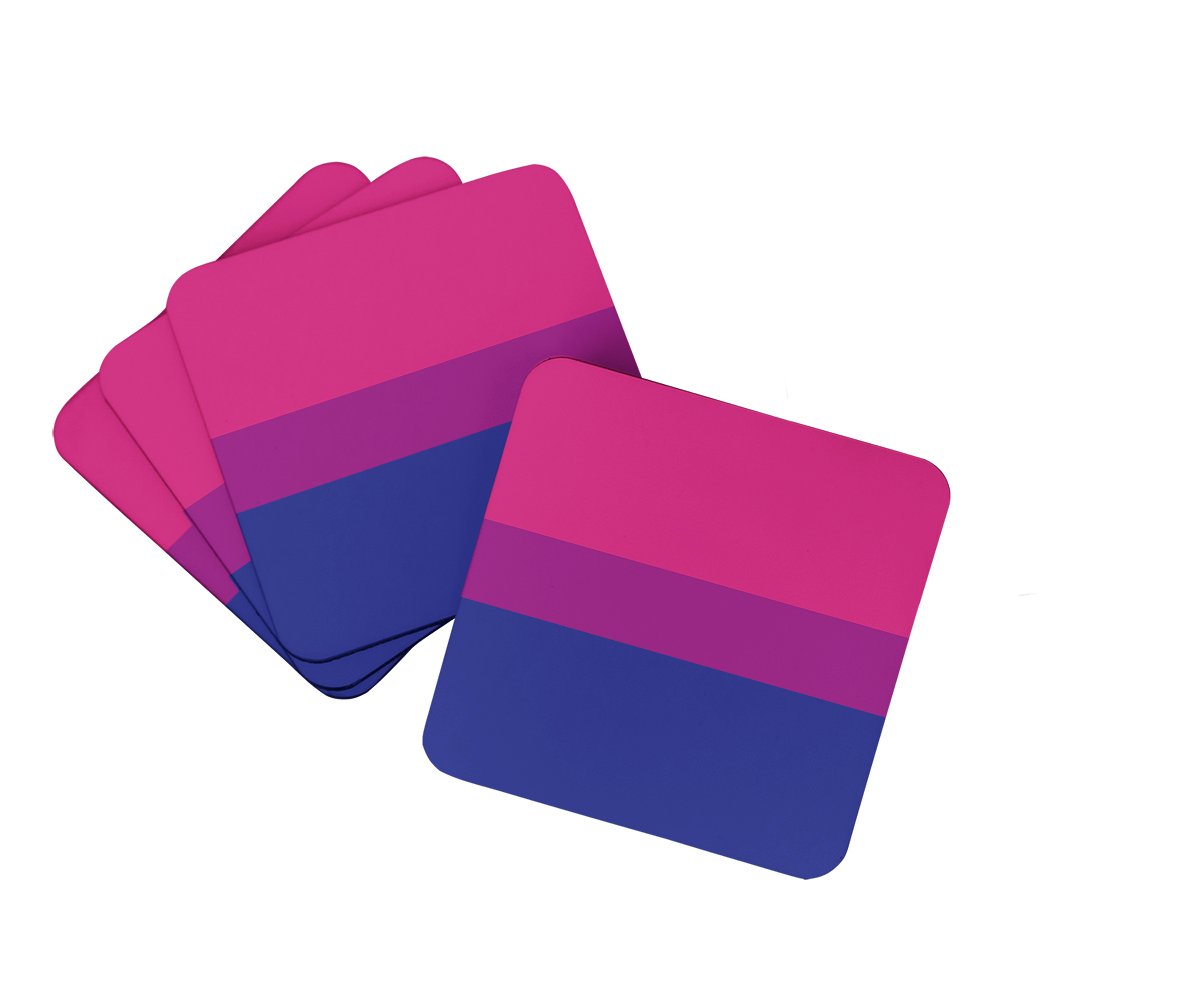Buy this Bisexual Pride Foam Coaster Set of 4
