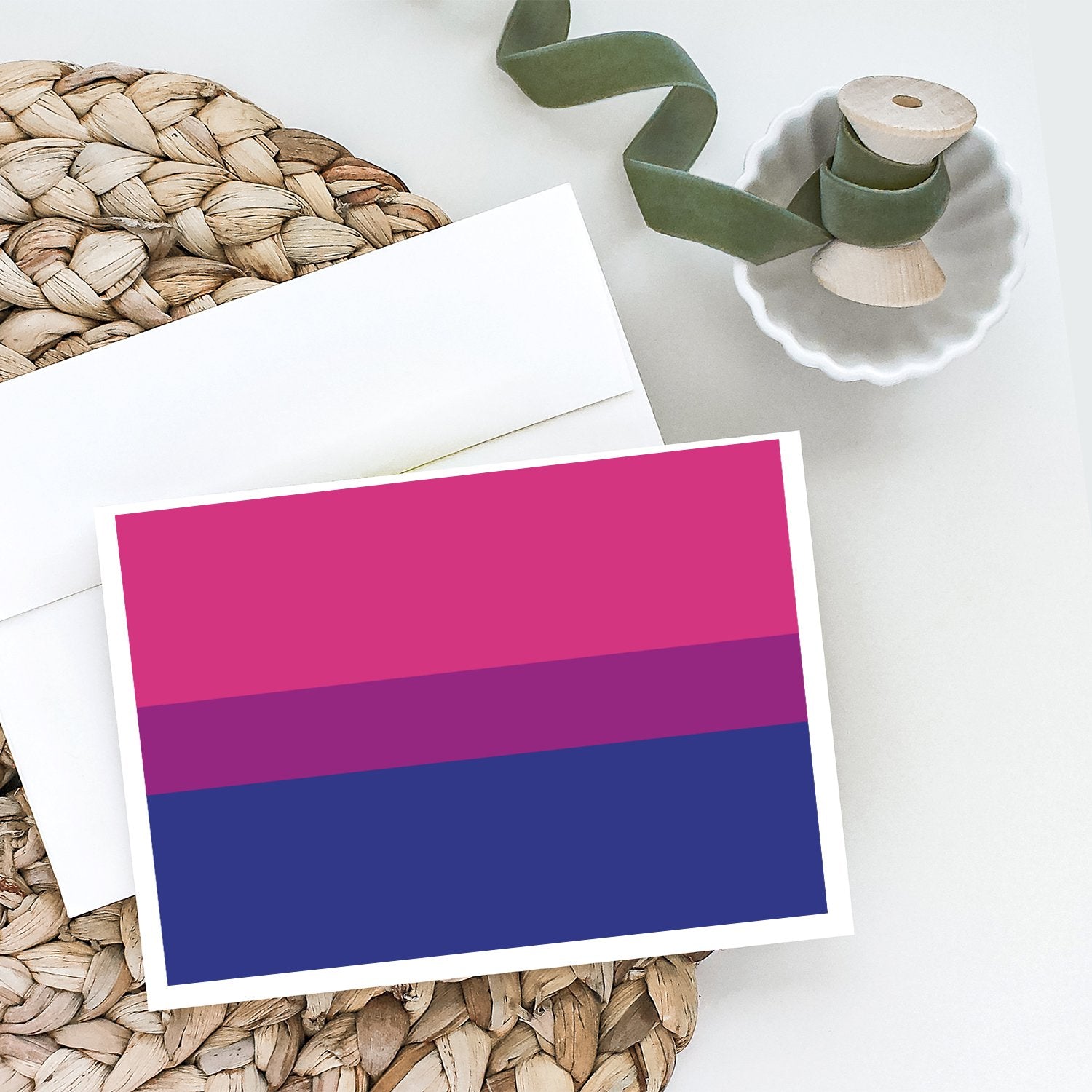 Bisexual Pride Greeting Cards and Envelopes Pack of 8 - the-store.com