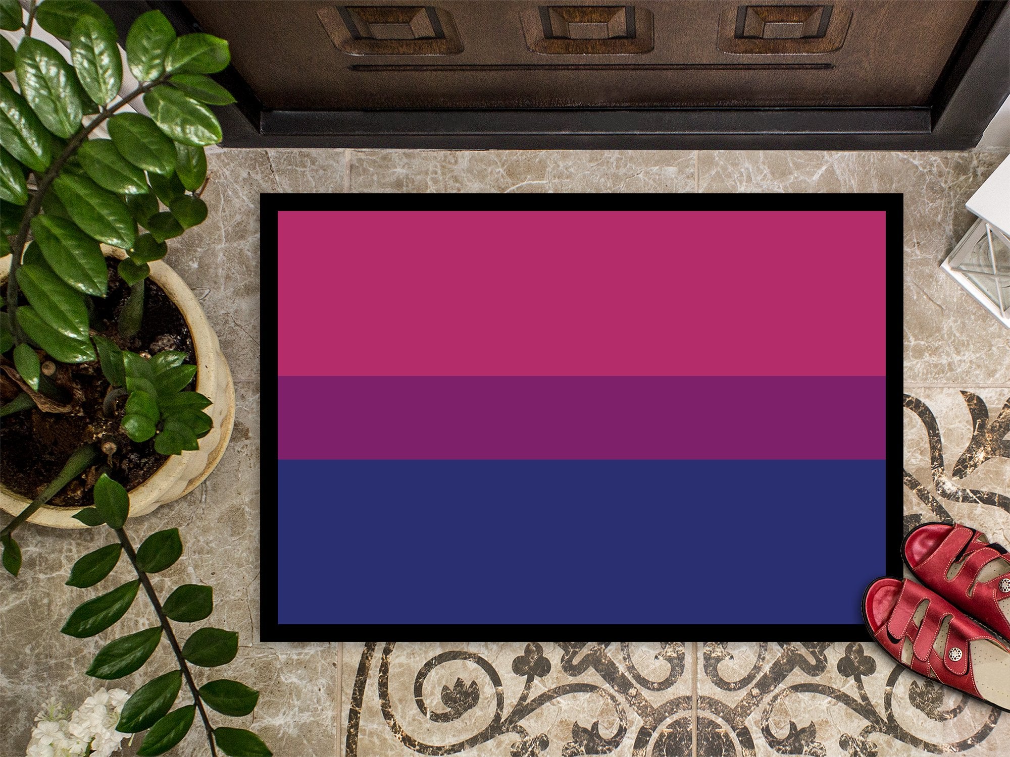 Bisexual Pride Indoor or Outdoor Mat 24x36 - the-store.com