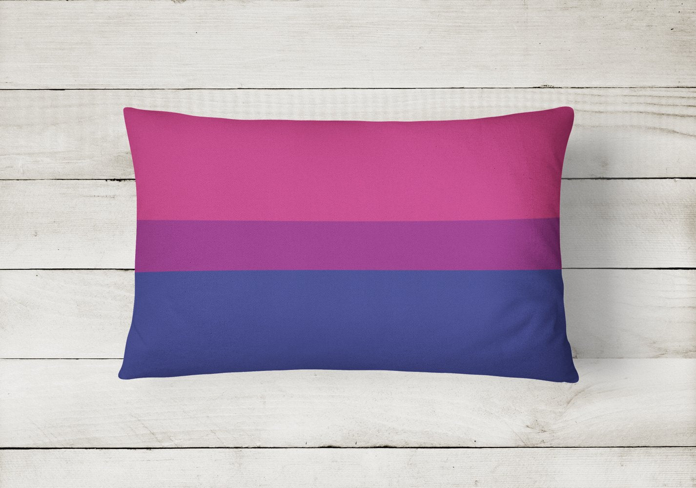 Caroline's Treasures Bisexual Pride Canvas Fabric Decorative Pillow