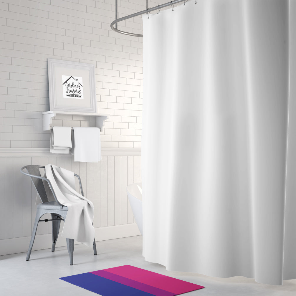 Caroline's Treasures Bisexual Pride Machine Washable Memory Foam Mat