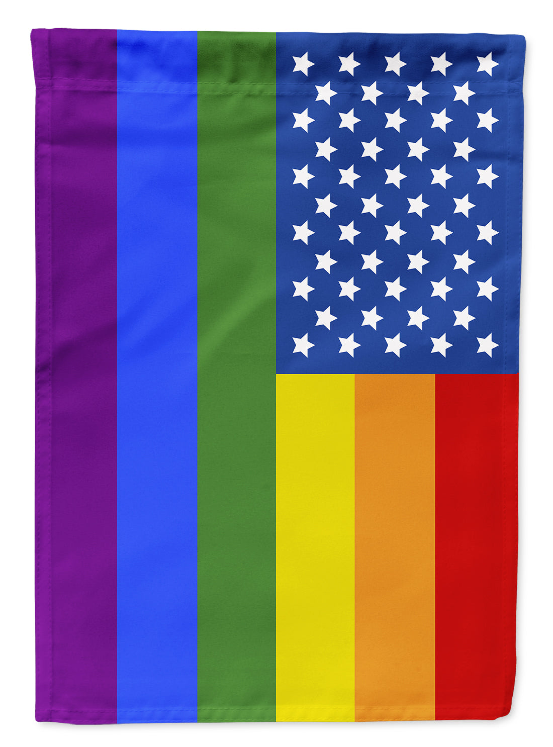 USA Gay Pride Flag Canvas House Size  the-store.com.