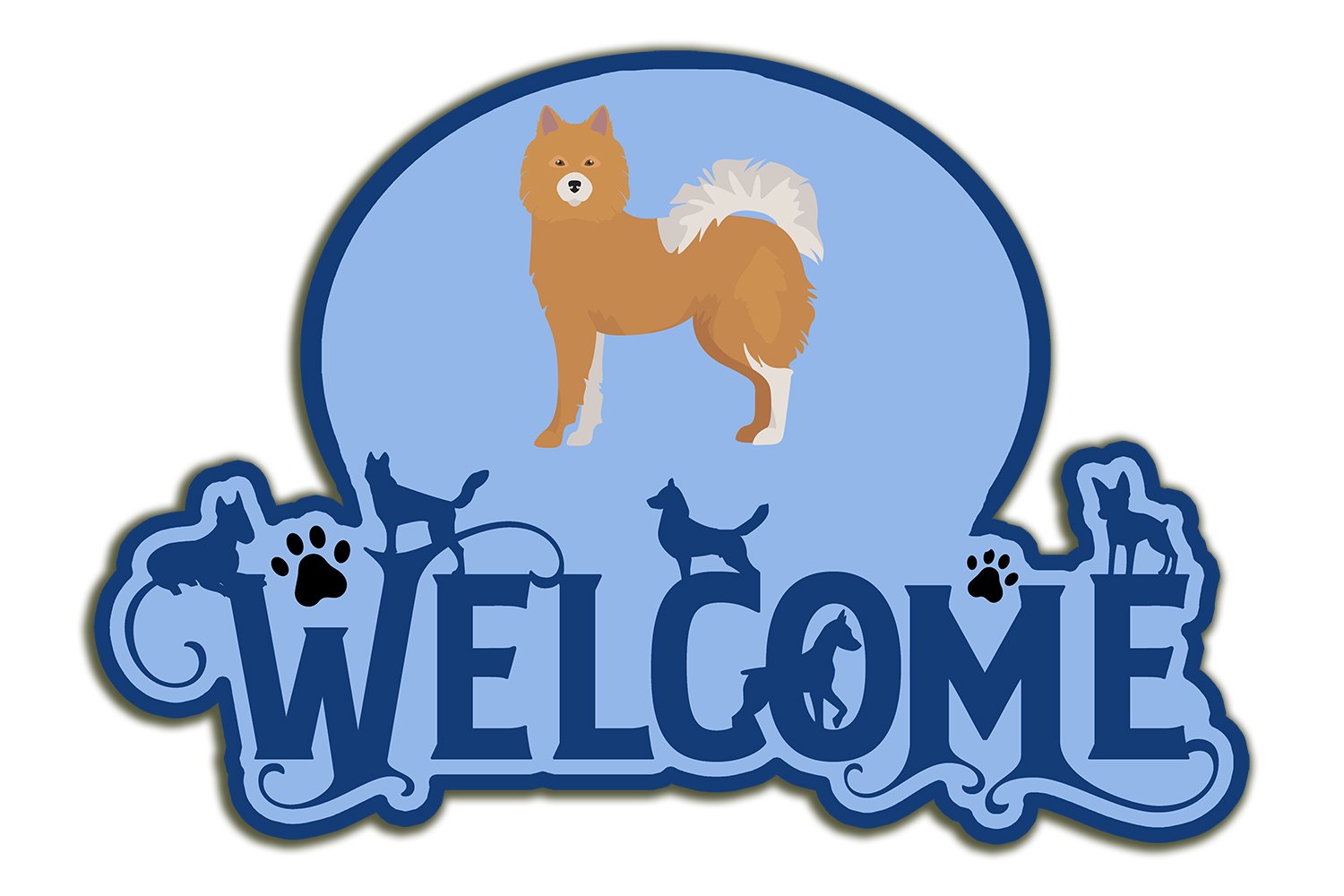 Buy this Elo Dog #1 Welcome Door Hanger Decoration