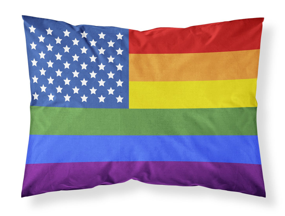 Buy this USA Gay Pride Fabric Standard Pillowcase