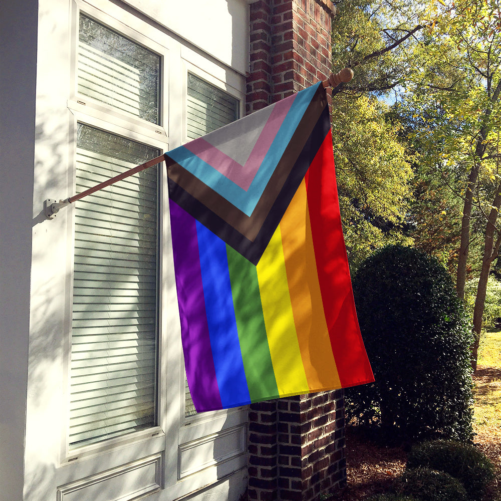 Gay Pride Progress Pride Flag Canvas House Size