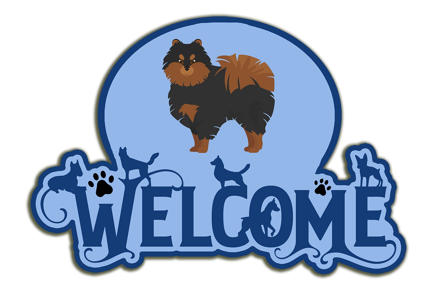 Buy this Pomeranian #2 Welcome Door Hanger Decoration