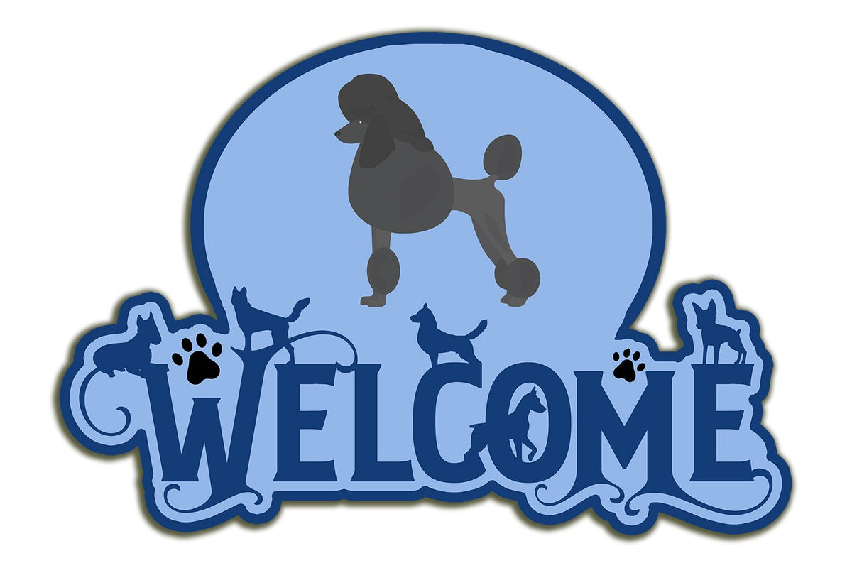 Buy this Standard Poodle Welcome Door Hanger Decoration