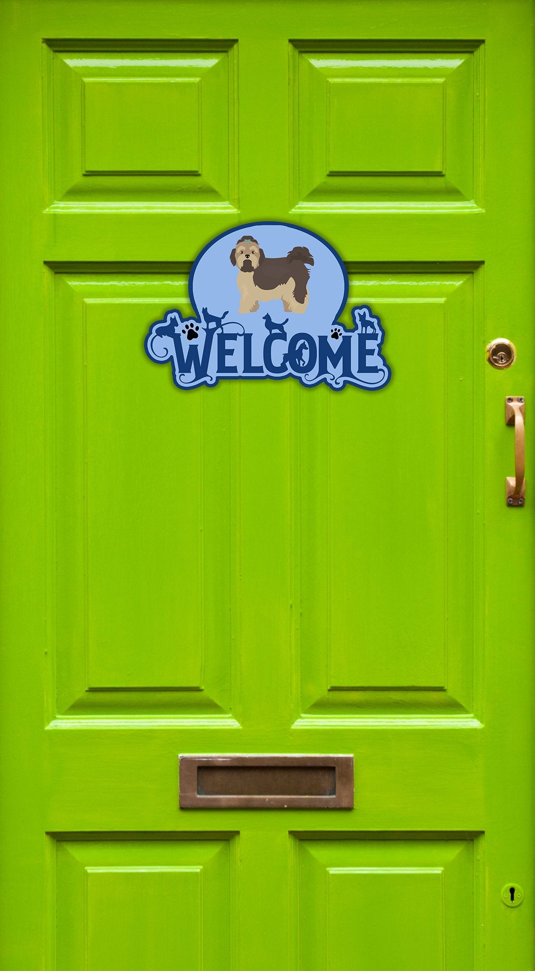 Buy this Russian Lapdog Welcome Door Hanger Decoration