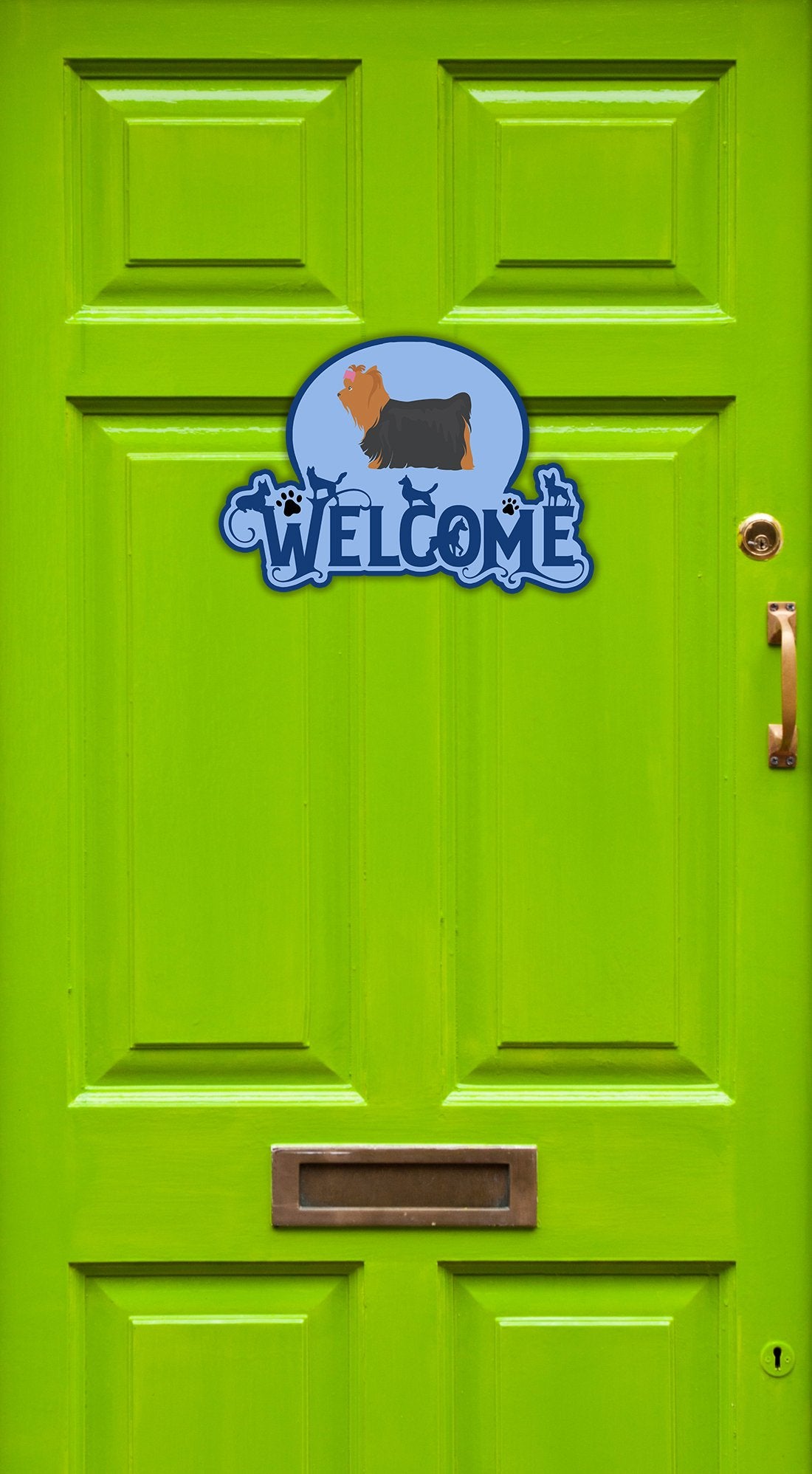 Yorkshire Terrier #1 Welcome Door Hanger Decoration - the-store.com