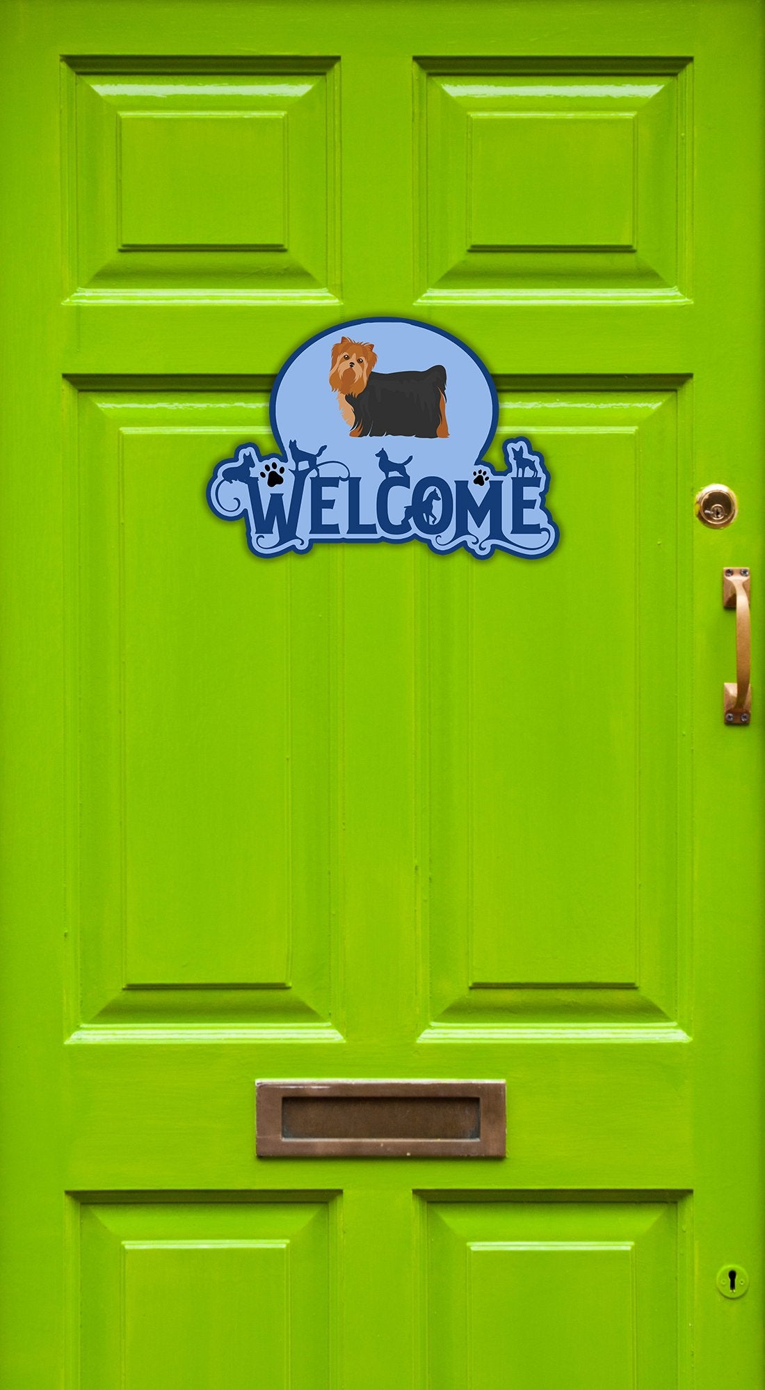 Yorkshire Terrier #2 Welcome Door Hanger Decoration - the-store.com
