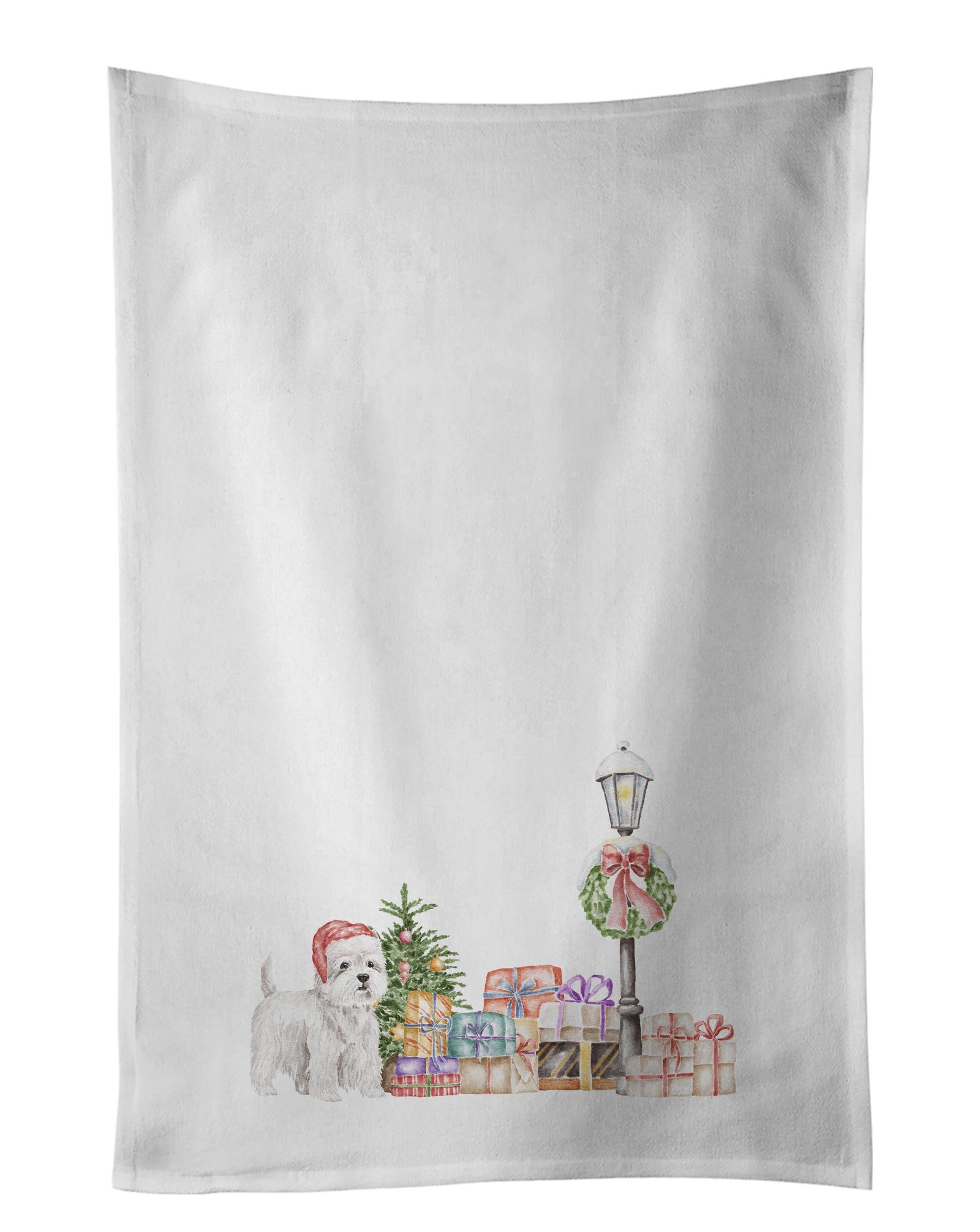 Buy this West Highland White Terrier Standing White Kitchen Towel Set of 2