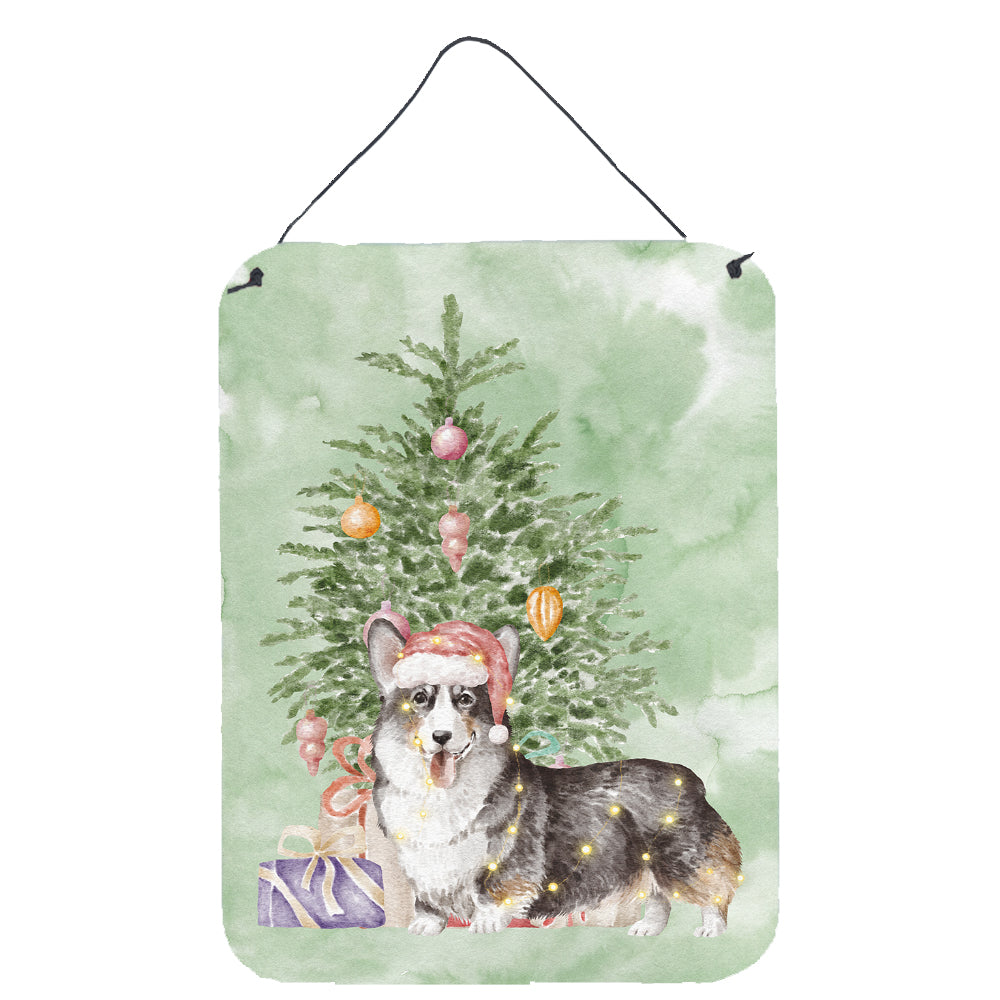 Buy this Christmas Pembroke Corgi Tricolor Wall or Door Hanging Prints