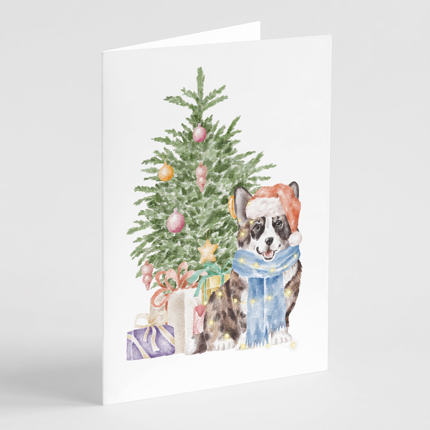 Buy this Christmas Cardigan Corgi Greeting Cards and Envelopes Pack of 8