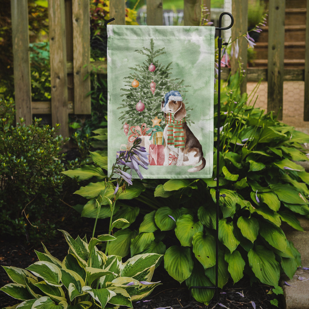 Caroline's Treasures Christmas Beagle Garden Flag – Decorative Outdoor Yard Flag