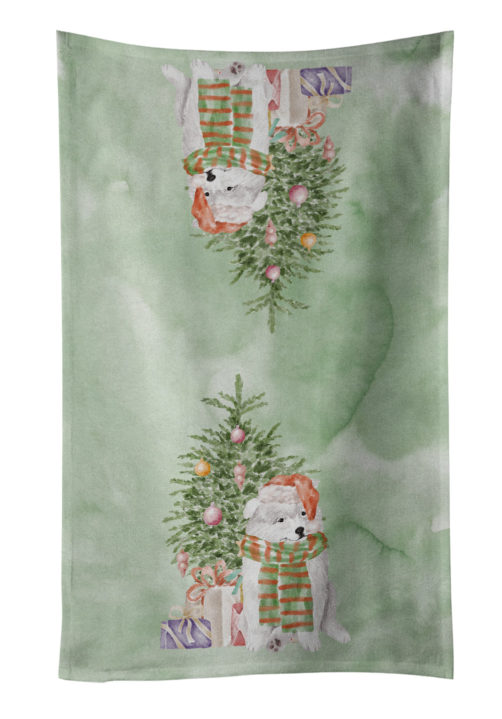 Buy this Christmas Samoyed Kitchen Towel
