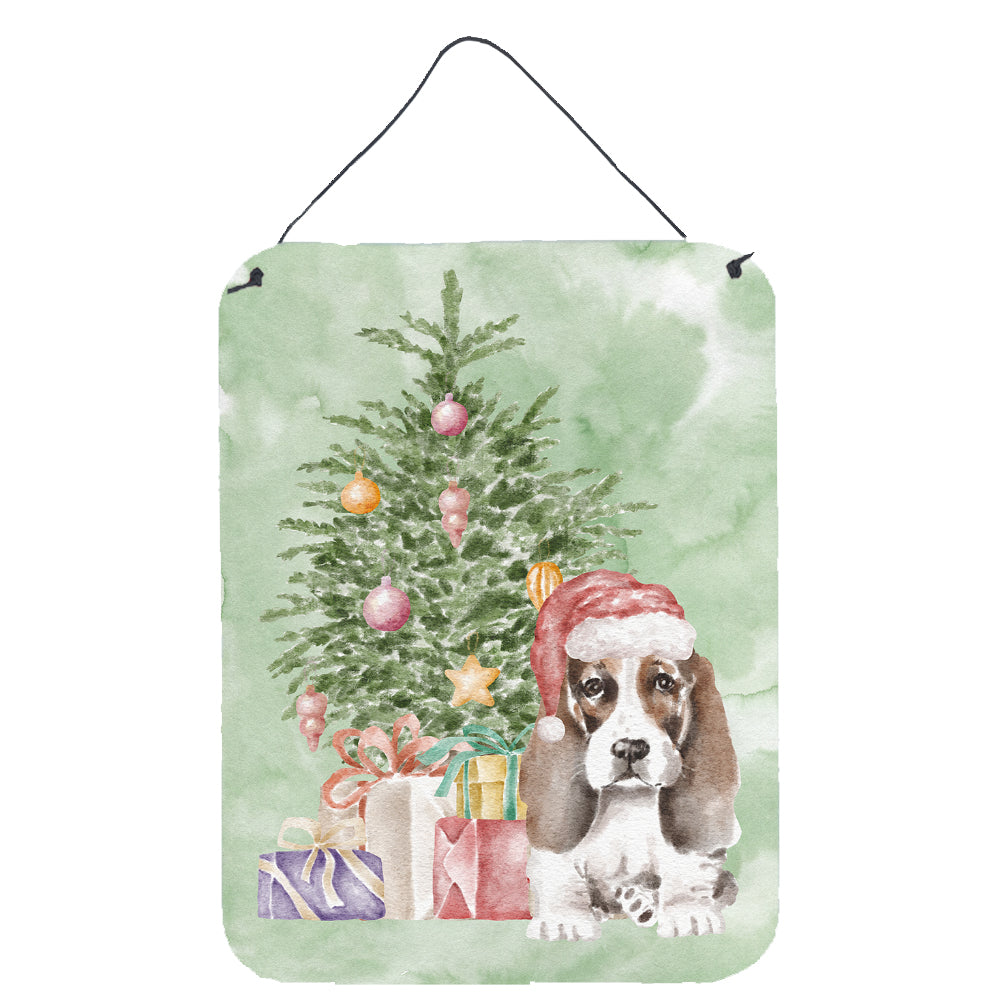 Buy this Christmas Basset Hound Puppy #2 Wall or Door Hanging Prints