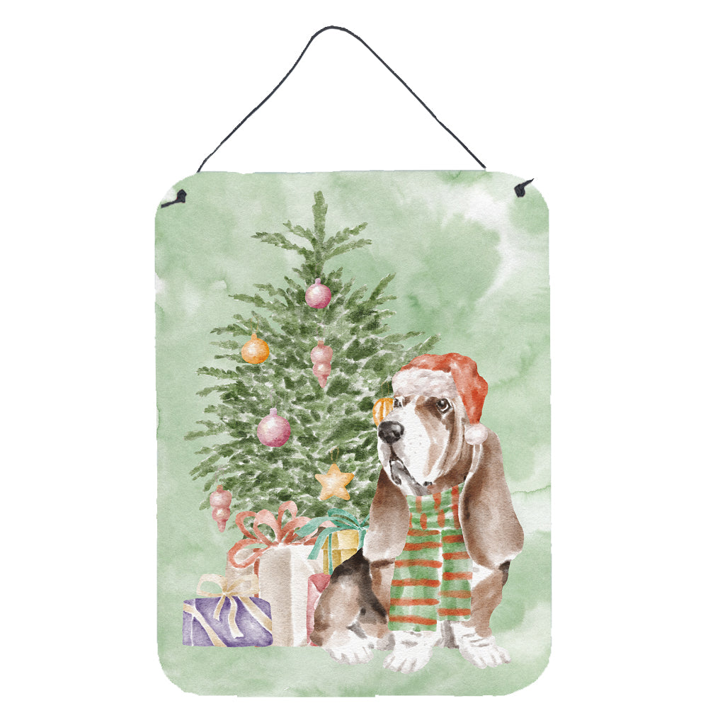 Buy this Christmas Basset Hound  #3 Wall or Door Hanging Prints