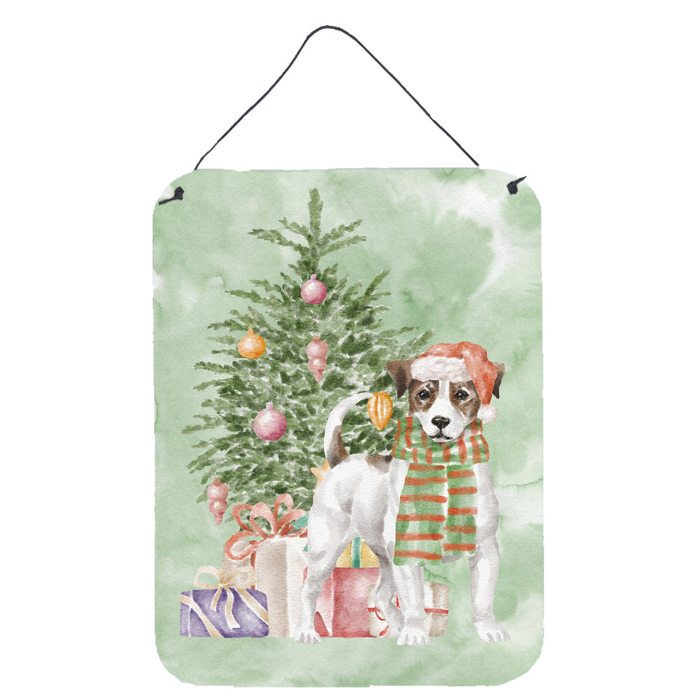 Buy this Christmas Jack Russell Terrier Smooth Wall or Door Hanging Prints