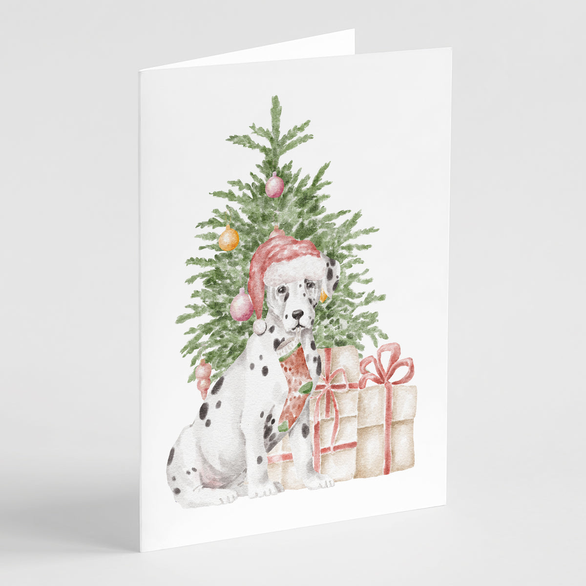Buy this Christmas Dalmatian Greeting Cards and Envelopes Pack of 8