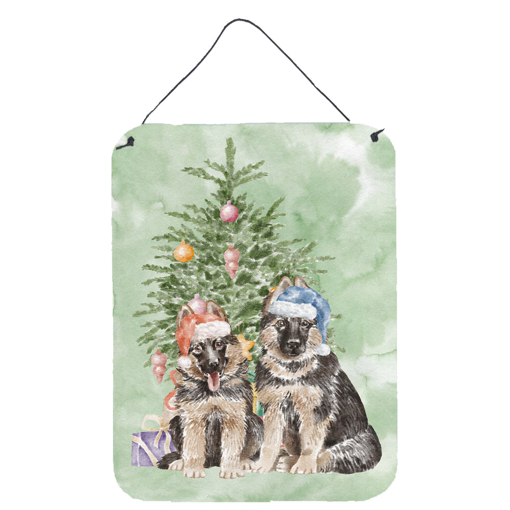 Buy this Christmas German Shepherd Momma and Baby Wall or Door Hanging Prints