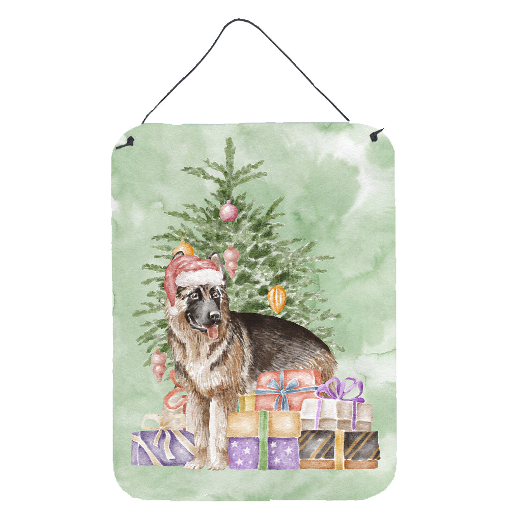 Buy this Christmas German Shepherd Wall or Door Hanging Prints