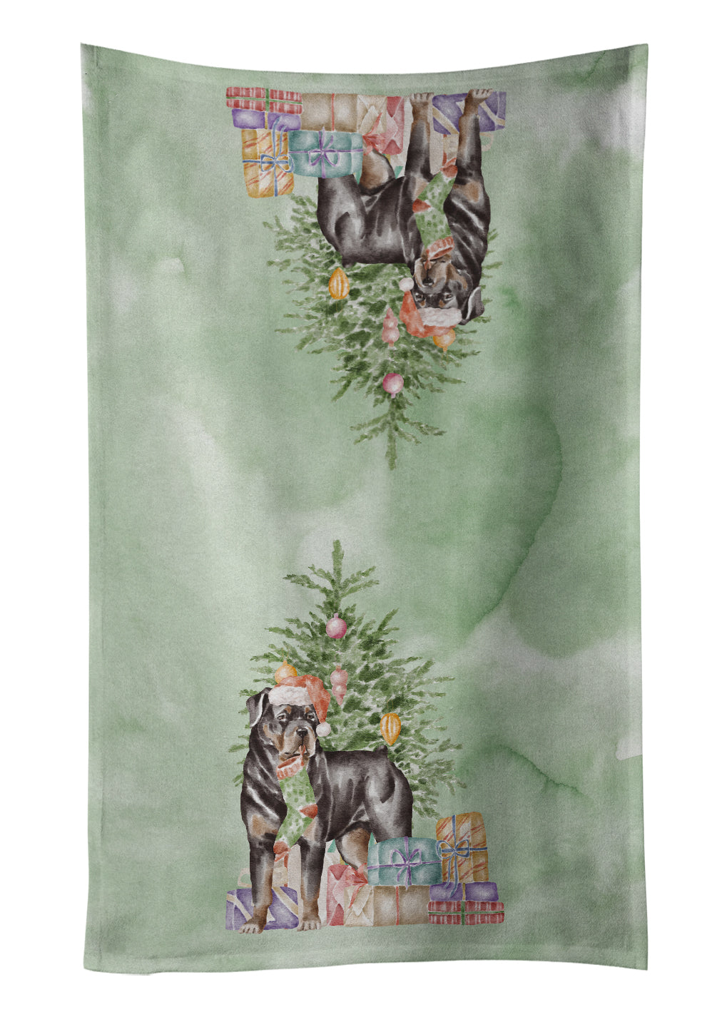 Buy this Christmas Rottweiler Kitchen Towel