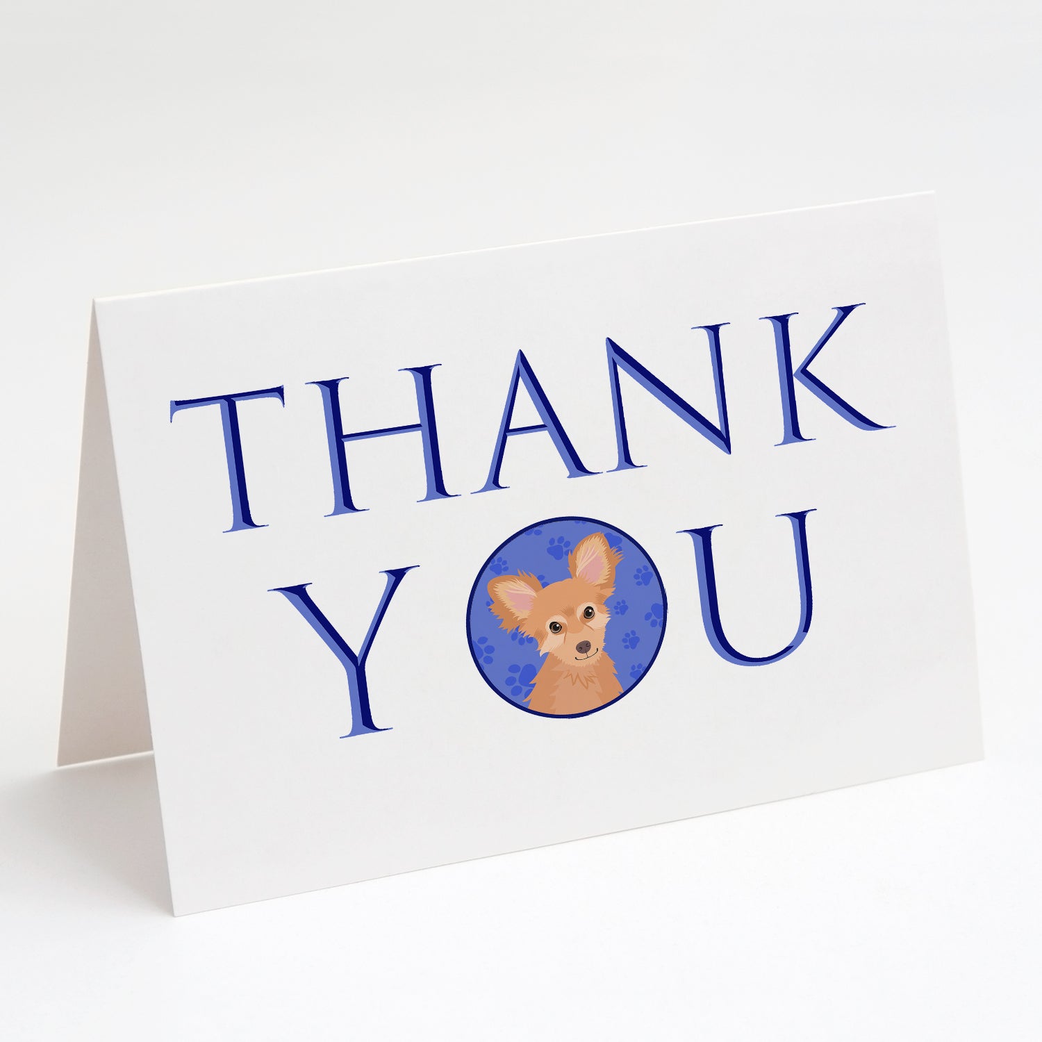 Buy this Chihuahua Fawn Thank You Greeting Cards and Envelopes Pack of 8