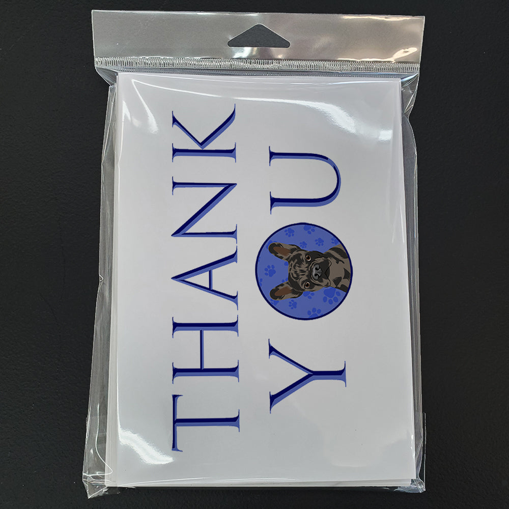 French Bulldog Chocolate Thank You Greeting Cards and Envelopes Pack of 8 - the-store.com