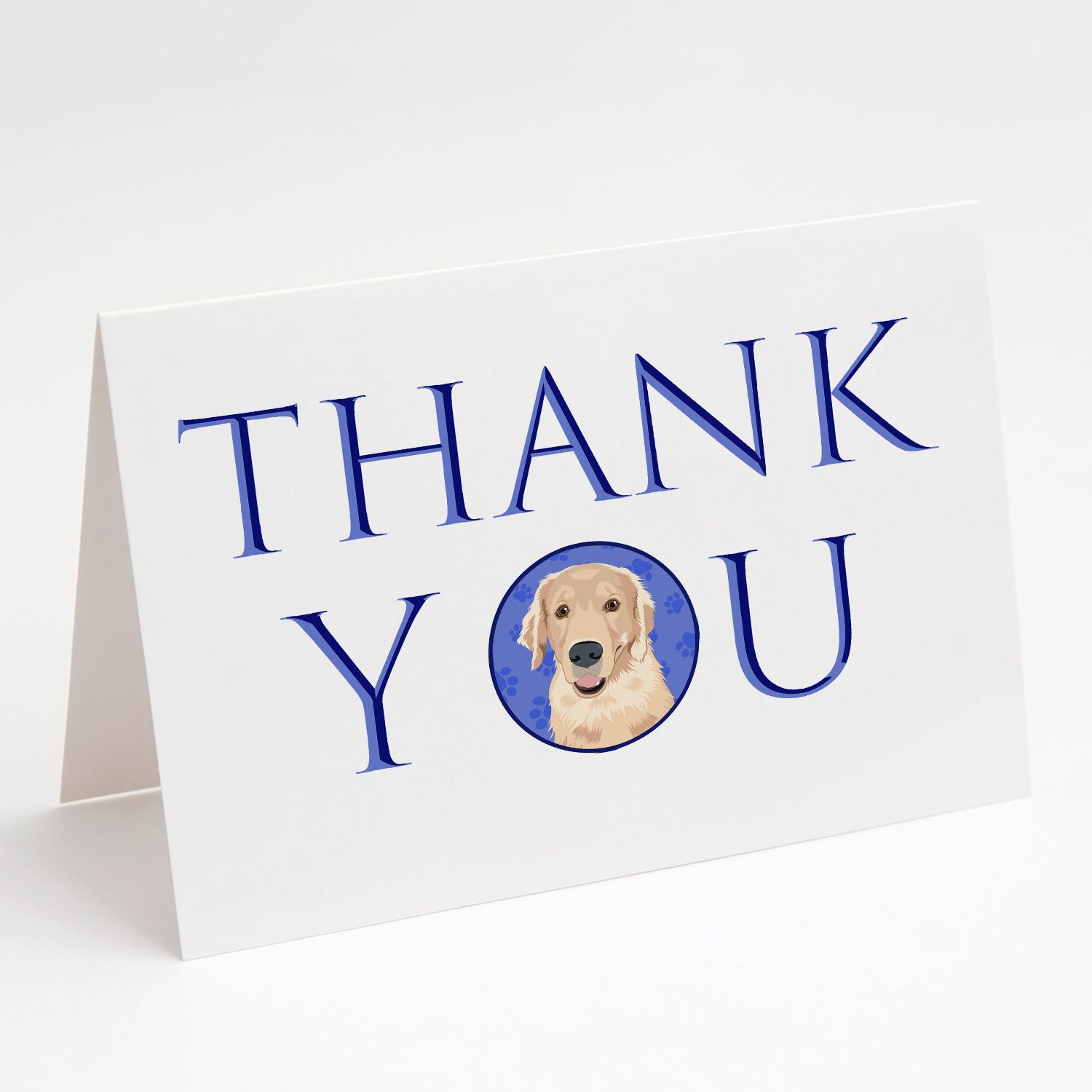 Buy this Golden Retriever Fawn #2 Thank You Greeting Cards and Envelopes Pack of 8