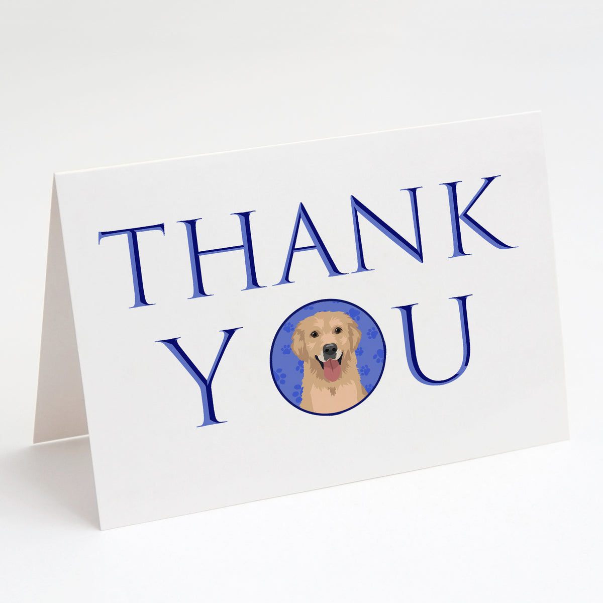 Buy this Golden Retriever Fawn #3 Thank You Greeting Cards and Envelopes Pack of 8